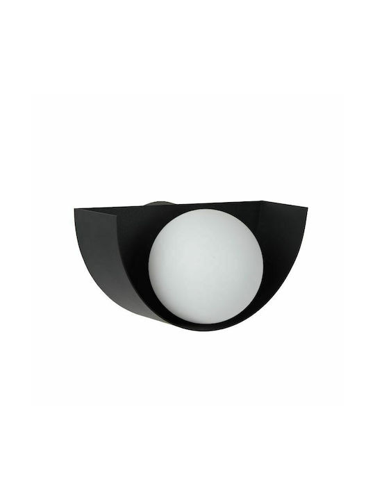 Lucide Lightning Benni Φωτιστικό Τοίχου Μαύρο 21εκ. Lucide Lightning Benni Φωτιστικό Τοίχου Μαύρο 21εκ.