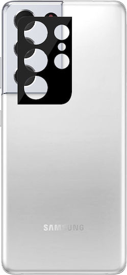 Volte-Tel 3D Curved Προστασία Κάμερας Tempered Glass Black για το Galaxy S21 Ultra 5G