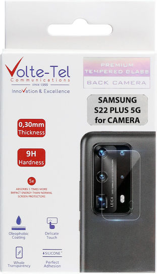 Volte-Tel 3D Curved Camera Protection Tempered Glass Transparent for the Galaxy S22+ 5G