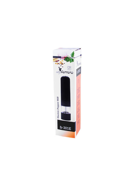Luigi Ferrero FR-301E Electric Inox Pepper Mill Black