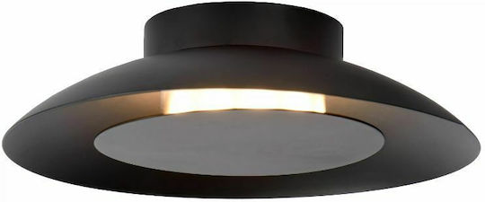 Lucide Lightning Foskal Μονό LED Σποτ σε Μαύρο Χρώμα