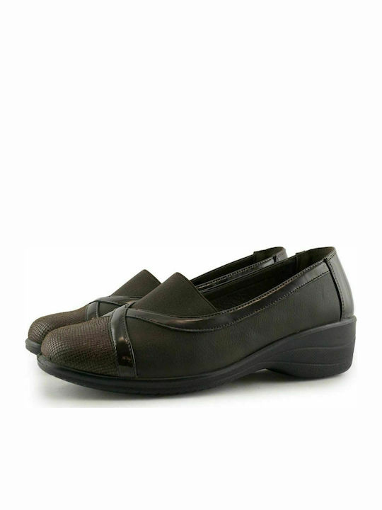 B-Soft Γυναικεία Loafers σε Καφέ Χρώμα