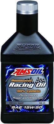 Amsoil Dominator Racing Oil Synthetic Car Lubricant 15W-50 1lt