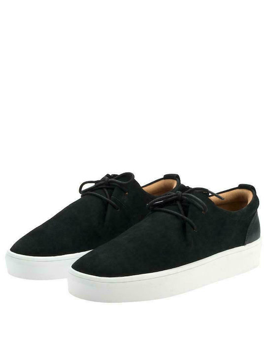 256656 Bărbați Flatforms Sneakers Negre 256656-BLACK