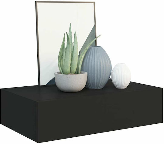 Wandregale Schwarz 2Stücke 40x23.5x10cm