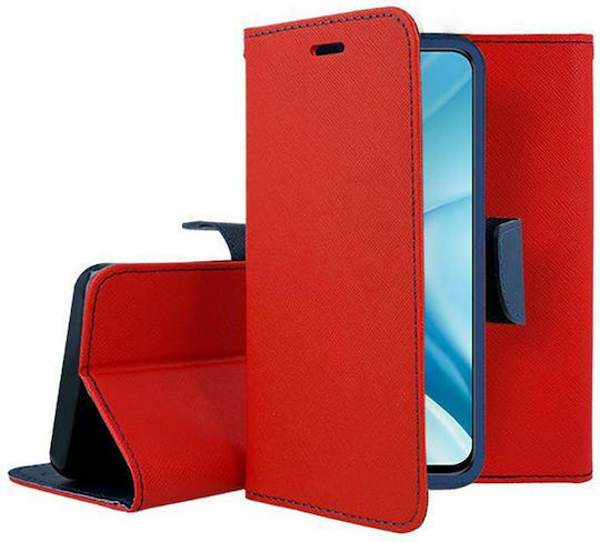 Fancy Brieftasche Kunststoff Red / Navy (Xiaomi 11T / 11T Pro)