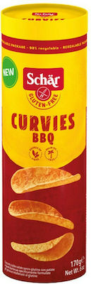 Schar Kartoffelchips Curvies mit Geschmack BBQ Glutenfrei 170gr