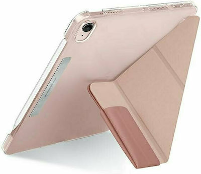 Uniq Camden Flip Cover Σιλικόνης / Δερματίνης Ροζ (iPad mini 2021)