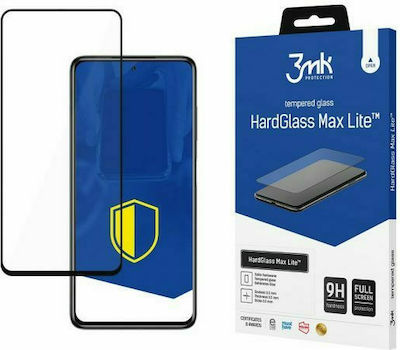 3MK Hardglass Max Lite Full Face Tempered Glass (Poco F3)