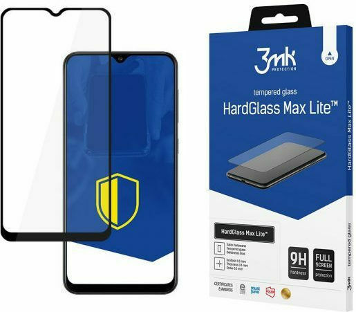 3MK HardGlass Max Lite Vollflächig gehärtetes Glas (Galaxy A03s)