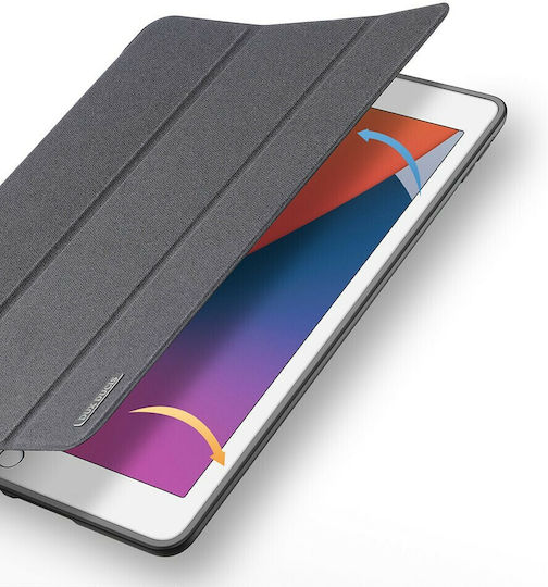 Dux Ducis Domo Flip Cover Μαύρη (iPad 2019/2020/2021 10.2'')