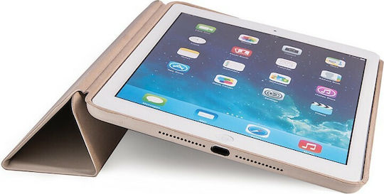 Θήκη Βιβλίο Tri-fold Βάση Στήριξης Ipad 9.7 2018 9.7 2017 Ροζέ Χρυσαφί