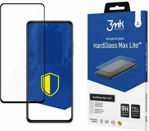 3MK HardGlass Max Lite Закалено стъкло за цялото лице (Mi 10T Lite - Ми 10Т Лайт)