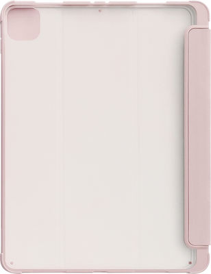 Hurtel Smart Flip Cover Δερματίνης Ροζ (iPad Pro 2021 12.9")