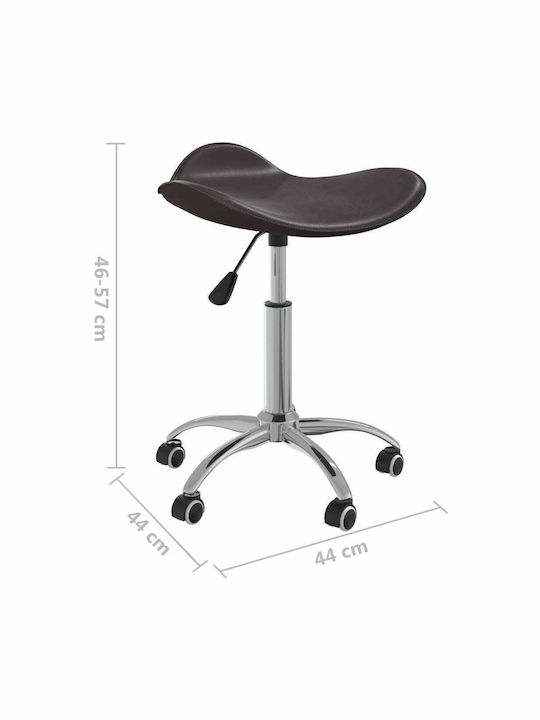 Office Desk Stool Brown 44x44x57cm