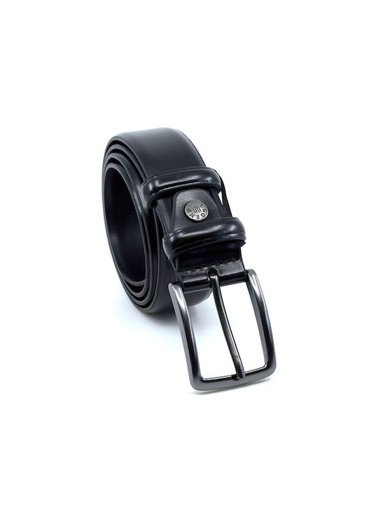 Black Leather Belt 3.5CM