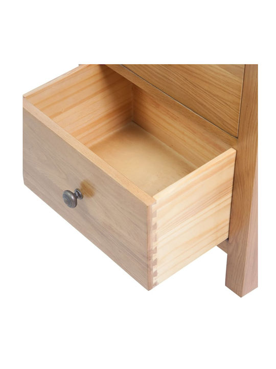 vidaXL Kleine Aufbewahrungsmöbel aus Holz Natürliche M45xP32xH110cm