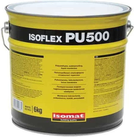 Isomat Isoflex PU 500 Elastomer Insulating Sealing Polyurethane 1kg Gray