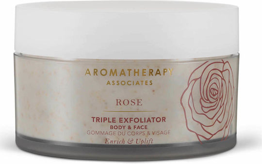 Aromatherapy Associates Rose Triple Scrub pentru Față & Corp 200ml