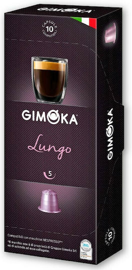 Gimoka Capsule Espresso Lungo Compatibile cu Mașina Nespresso 10capace