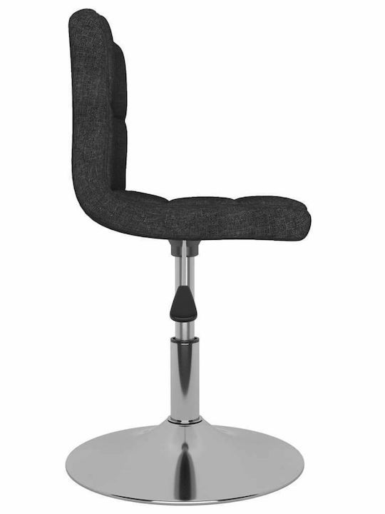 Swivel Visitor Chair 3087474 Μαύρη 40x43x71cm