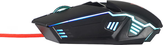 Maxlife MXGM-200 RGB Gaming Gaming Maus Schwarz