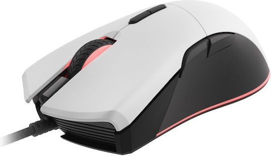 Genesis Krypton 290 RGB Gaming Ποντίκι 6400 DPI Λευκό