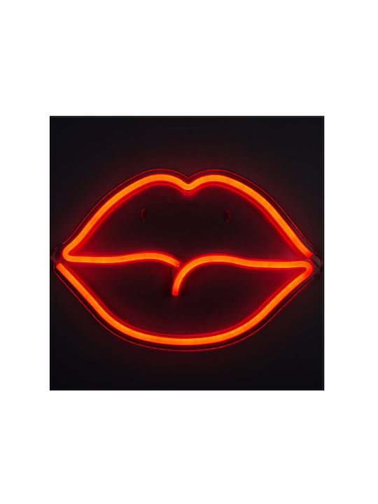 The Home Deco Factory Neon Διακοσμητικό Φωτιστικό Mouth LED Φιγούρα 43x28εκ.