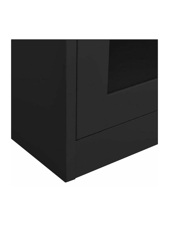 Office Storage Closet Ανθρακί L90xW40xH180cm