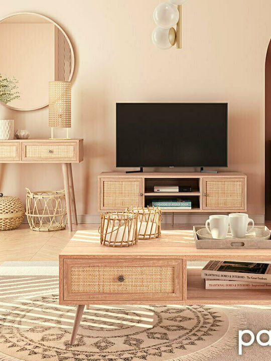 Oslo Wooden Console Table Sonoma L100xW29xH81cm