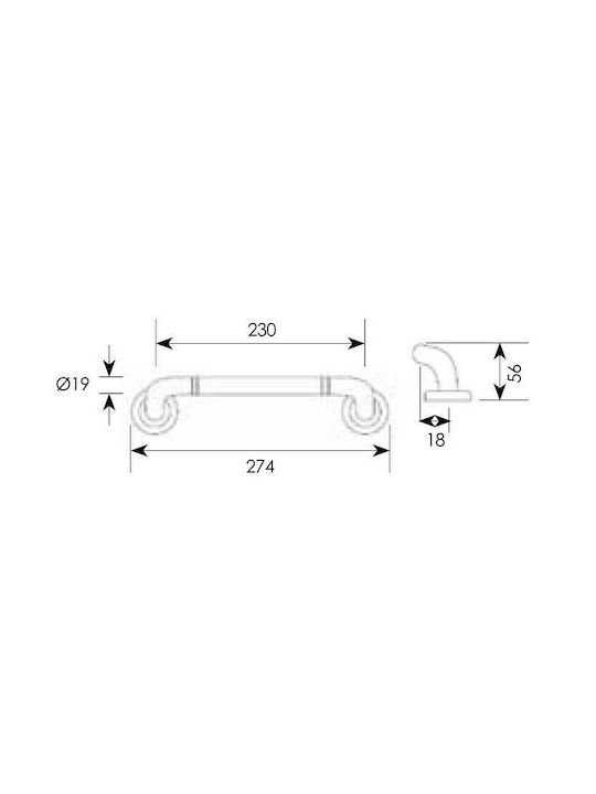 Zogometal Handle Front Door 150 150 274mm URL