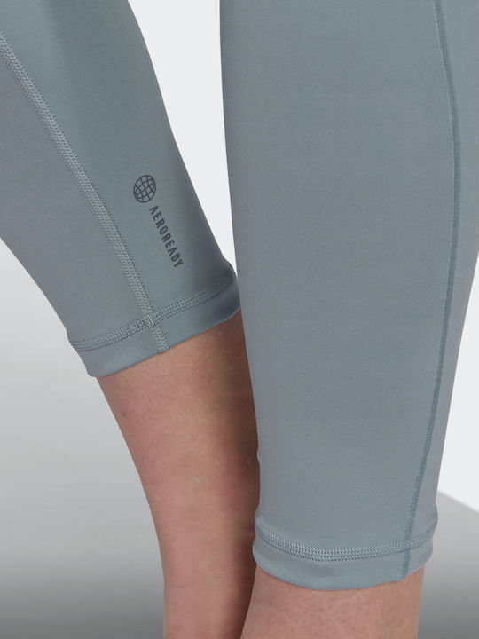 Yoga Studio Women's Cropped Yoga Legging High Waisted Gray