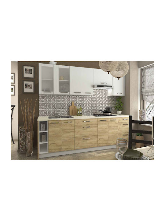 Charlotte Cabinet Wall White 80x30.5x71.8pcs