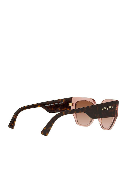 Vogue Feminini Ochelari de soare cu Roz Cadru și Maro Degrade Lentilă VO5409S 282813