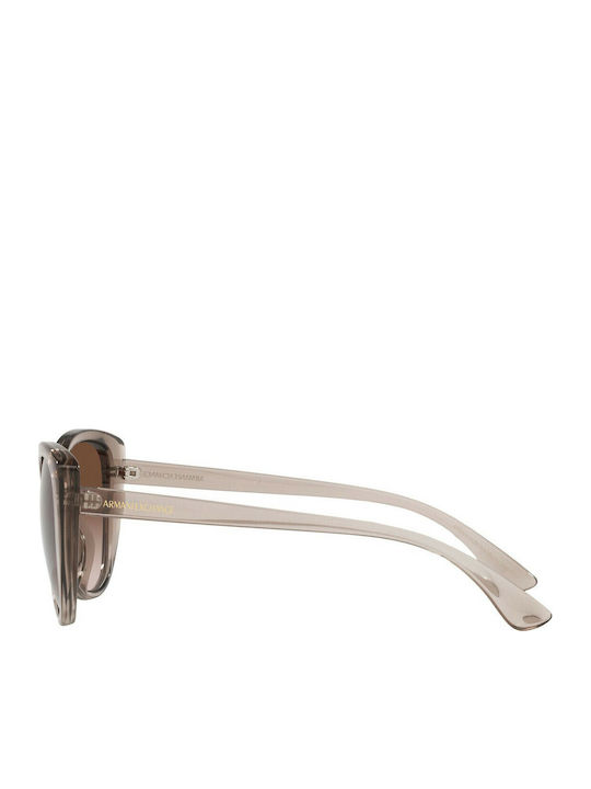 Armani Exchange Women's Sunglasses with Gray Plastic Frame and Gray Gradient Lens AX4111SU 824013