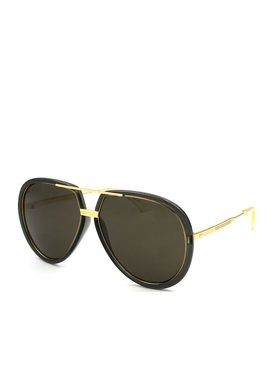 Gucci Sunglasses Gray with Metal Frame & Black Lens Gucci Sunglasses Gray with Metal Frame & Black Lens