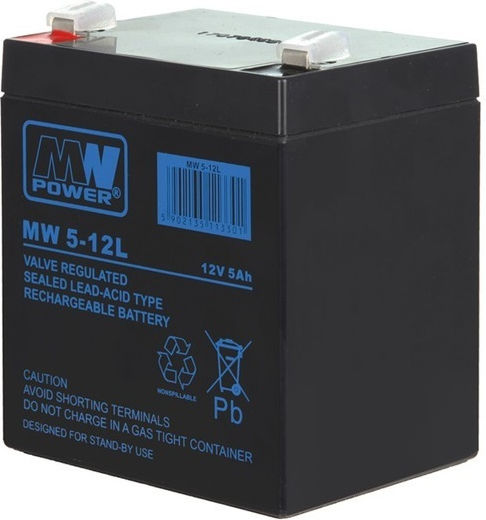 MW Power MW 5-12L Baterie UPS cu Capacitate 5Ah și Tensiune 12V 1buc