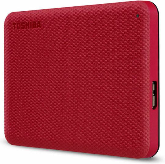 Toshiba Canvio Advance 2020 USB 3.2 Εξωτερικός HDD 2TB 2.5" Κόκκινο