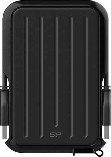 Silicon Power Armor A66 USB 3.2 External 2.5" HDD 2TB Black