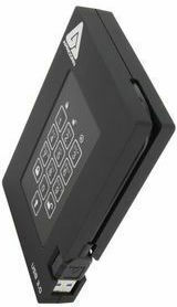 Apricorn Aegis Fortress USB-A 3.0 External Hard Drive 2TB 2.5" Black