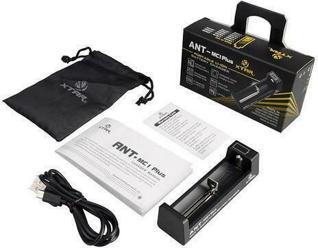 XTAR MC1 Plus USB Charger Batteries Li-ion Size 18650/16340/26650/14500