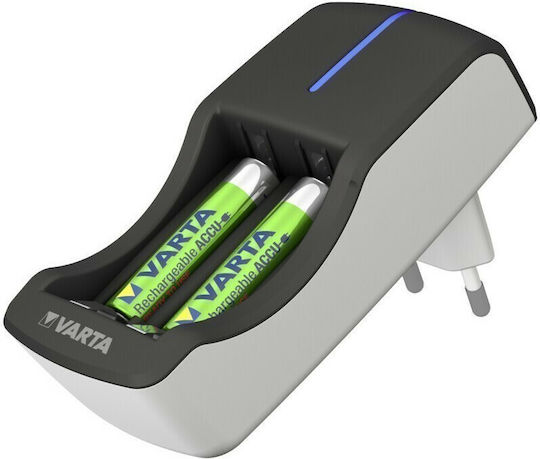Varta Mini Charger 2 Batteries Ni-MH Size AA/AAA Set with 2x AAA 800mAh