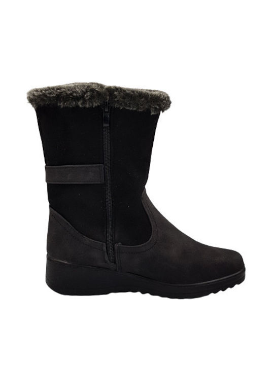 B-Soft Damen Knöchelstiefel Schwarz