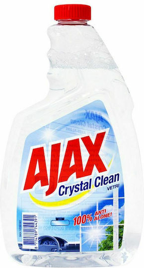 Ajax Crystal Clean Ανταλλακτικό για Καθαριστικό Υγρό Τζαμιών 750ml
