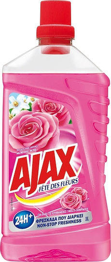 Ajax Lichid de Curățare pentru Podele Trandafirul din zori 1x1l