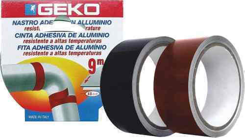Αυτοκόλλητη Ταινία Αλουμινίου Μαύρη 9mx40mm