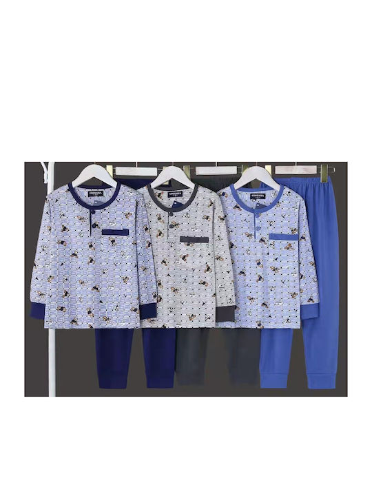 GN Spring Pajamas Long Sleeve K-306 Blue