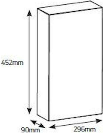 Geyer Hercule Tablou electric Încastrat, 3 Rânduri, 12 Elemente L296xA452xP90mm