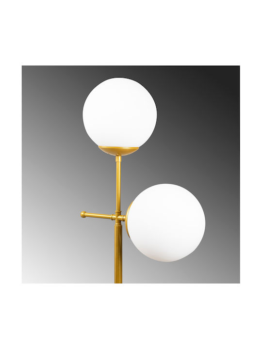 Mudoni Floor Lamp H174xW34cm. with Socket for Bulb E27 Gold