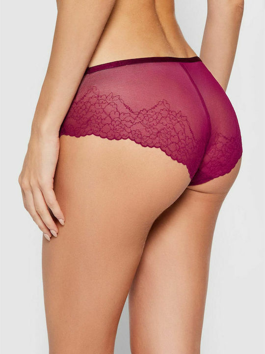 Mirage Spotlight Femeie Boxer cu Dantelă Violet